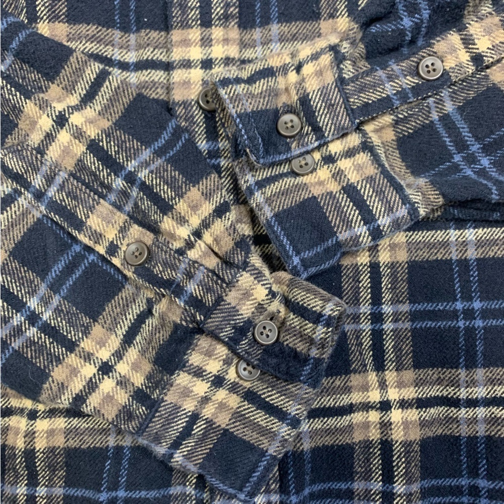 Timberland XXL Flannel Shirt Plaid Fall Pockets Workwear Outdoor Gorpcore Grunge - Picture 5 of 9